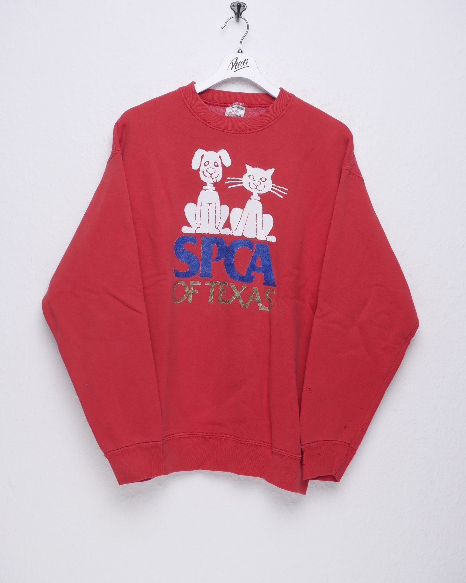SPCA of Texas printed Graphic red Sweater - Peeces