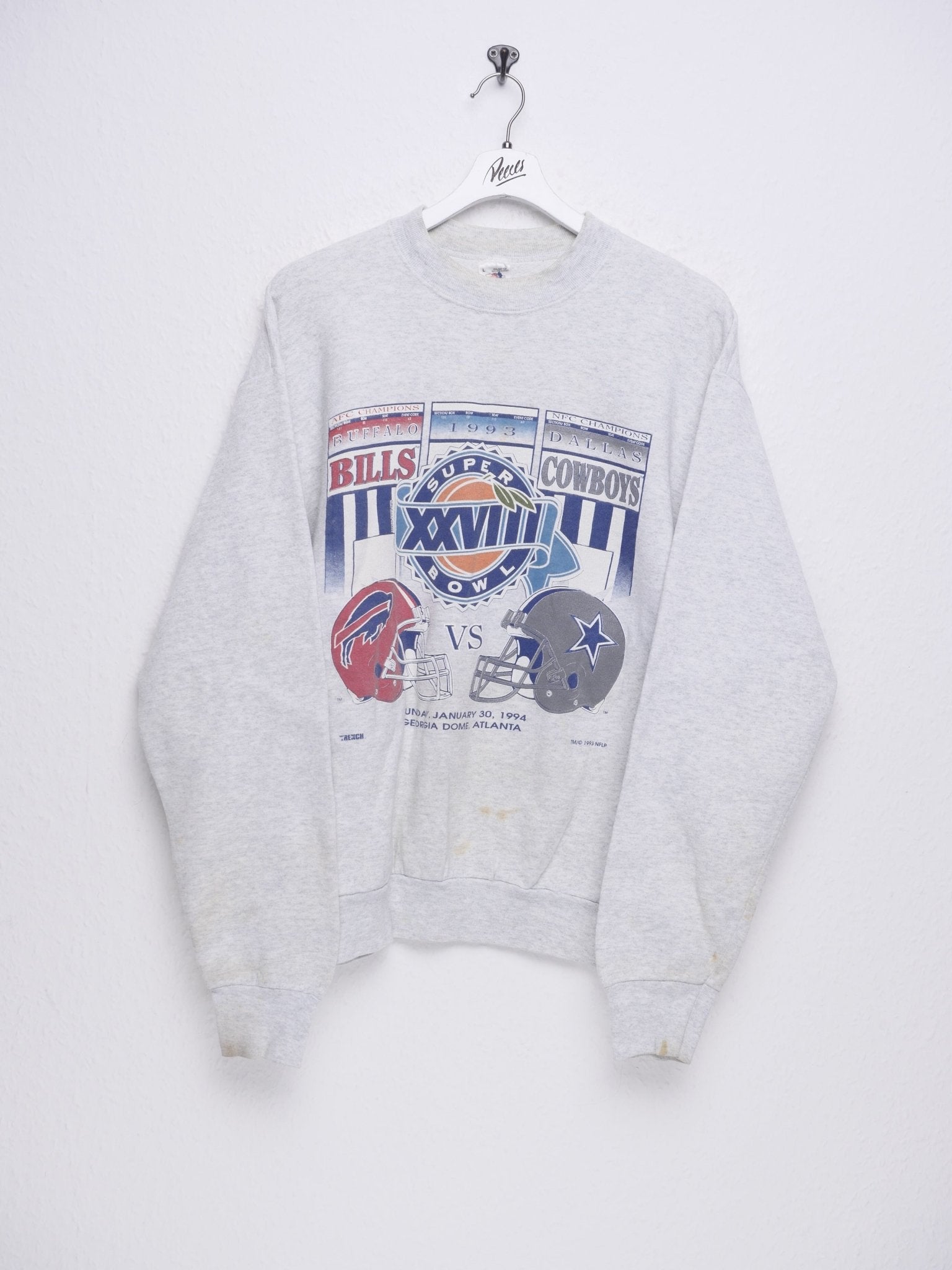 Super Bowl 1994 printed Graphic Vintage Sweater - Peeces