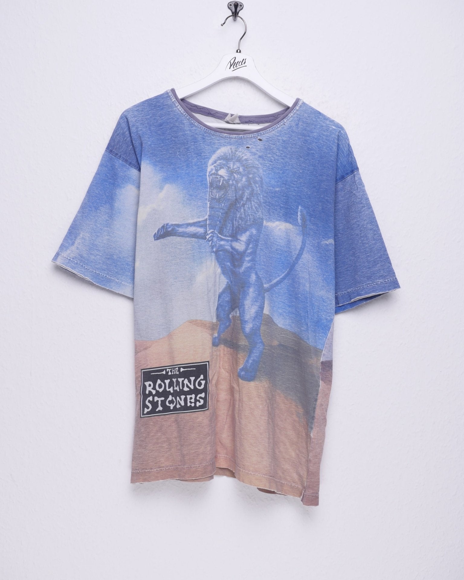 The Rolling Stoned printed Lion Graphic Shirt - Peeces