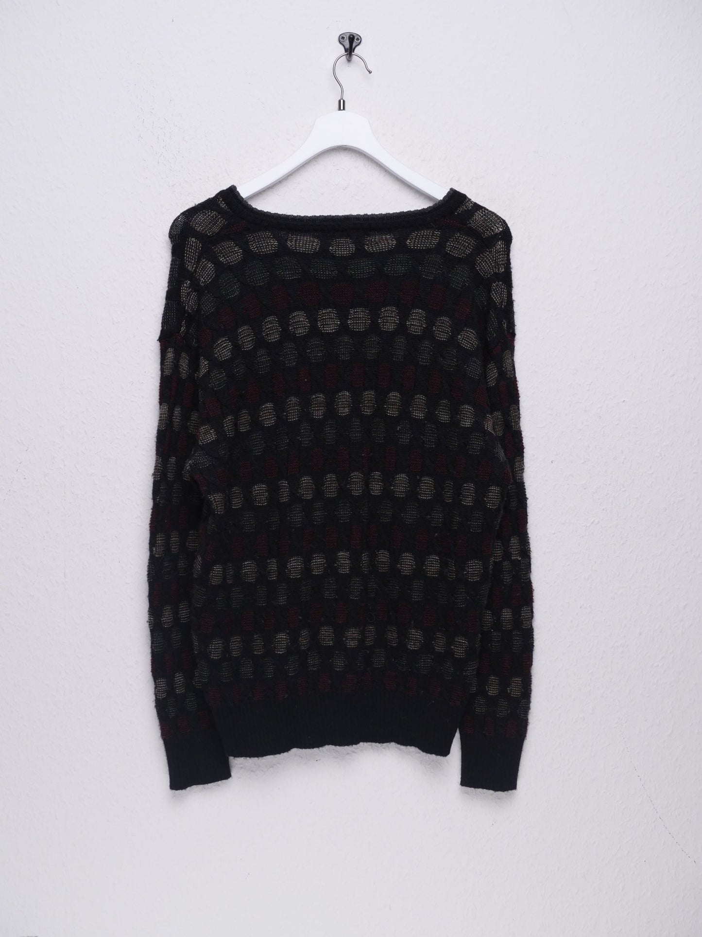 Vintage Pattern Knit Sweater - Peeces