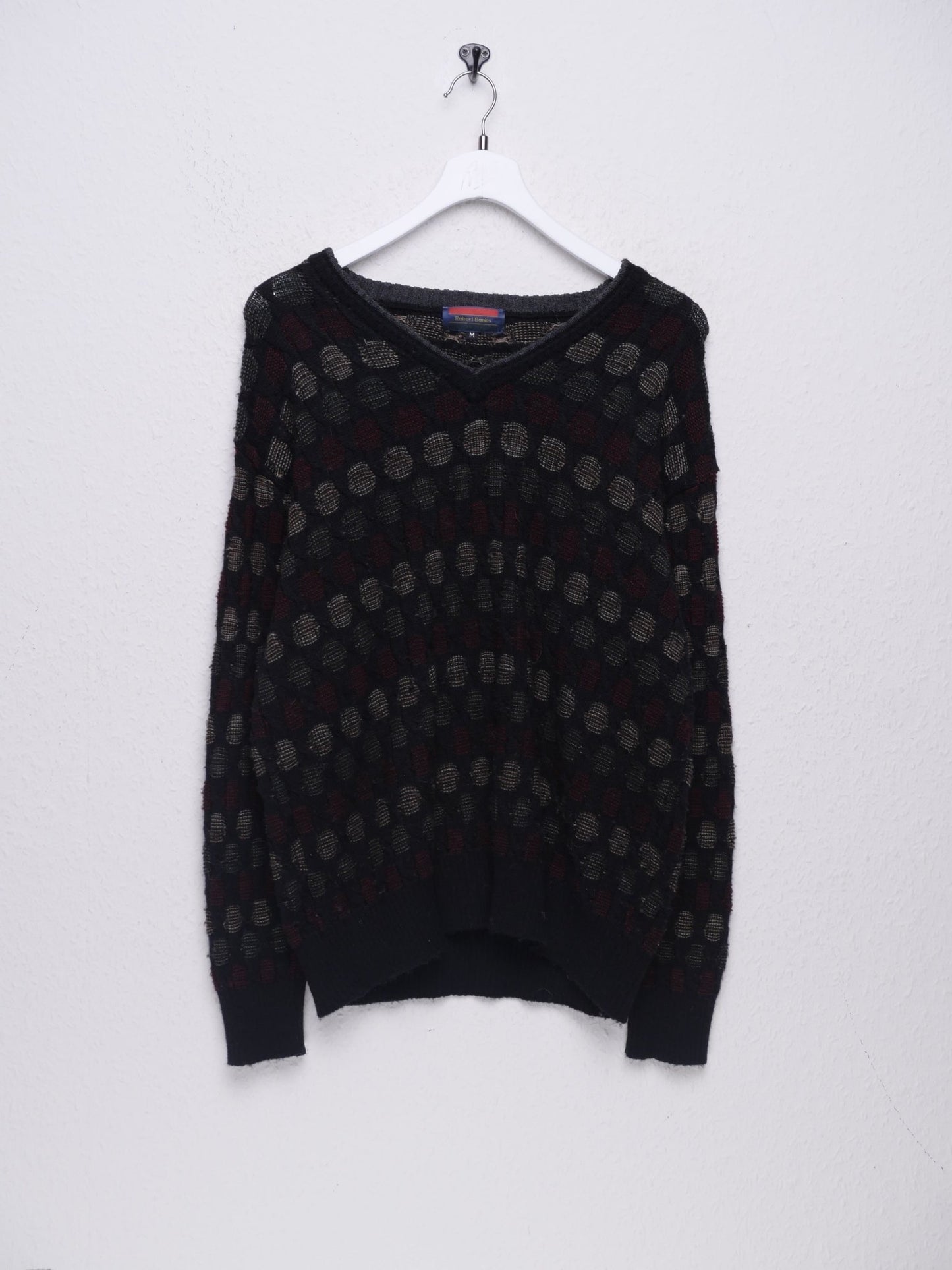 Vintage Pattern Knit Sweater - Peeces