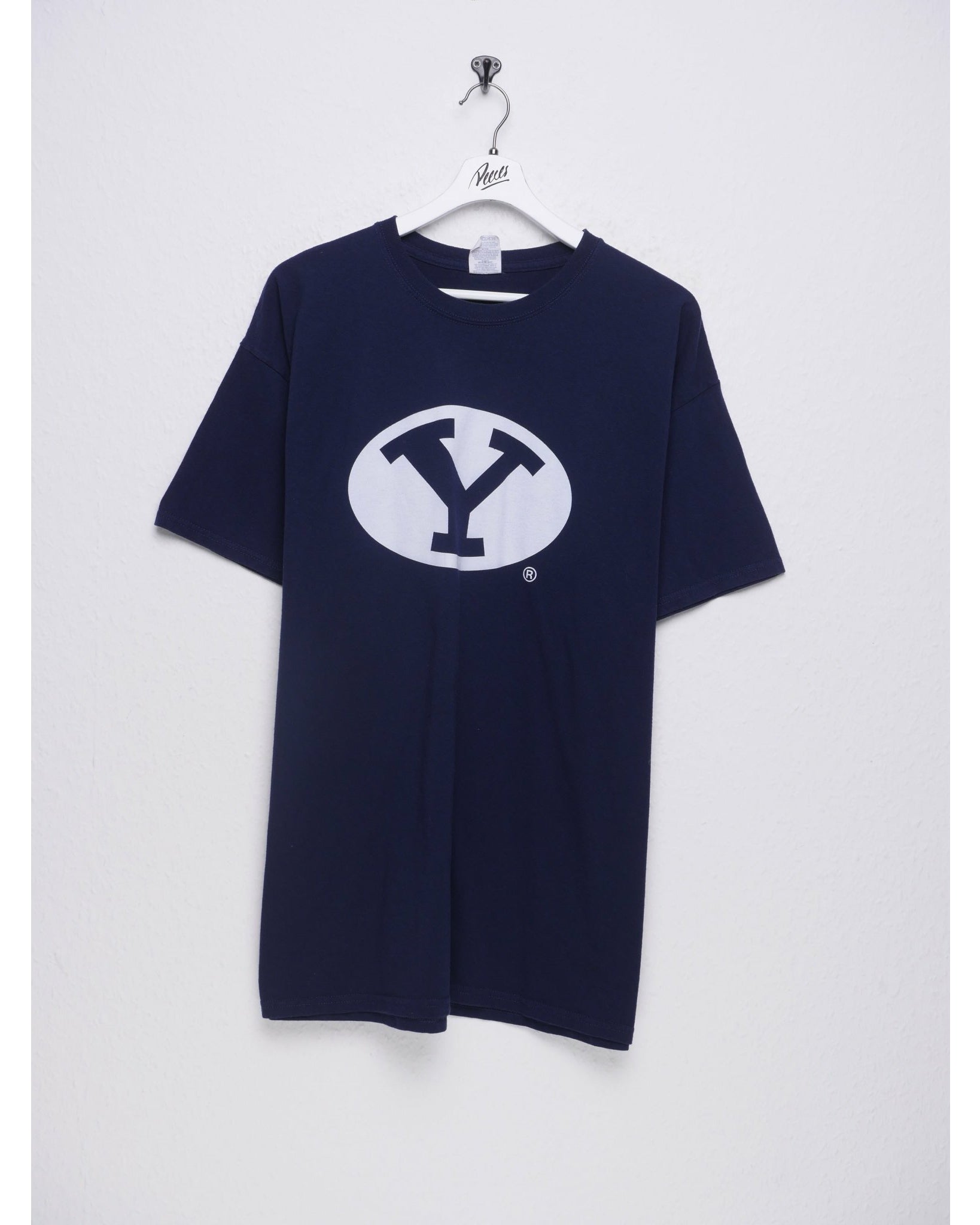 Y printed Logo navy Shirt - Peeces